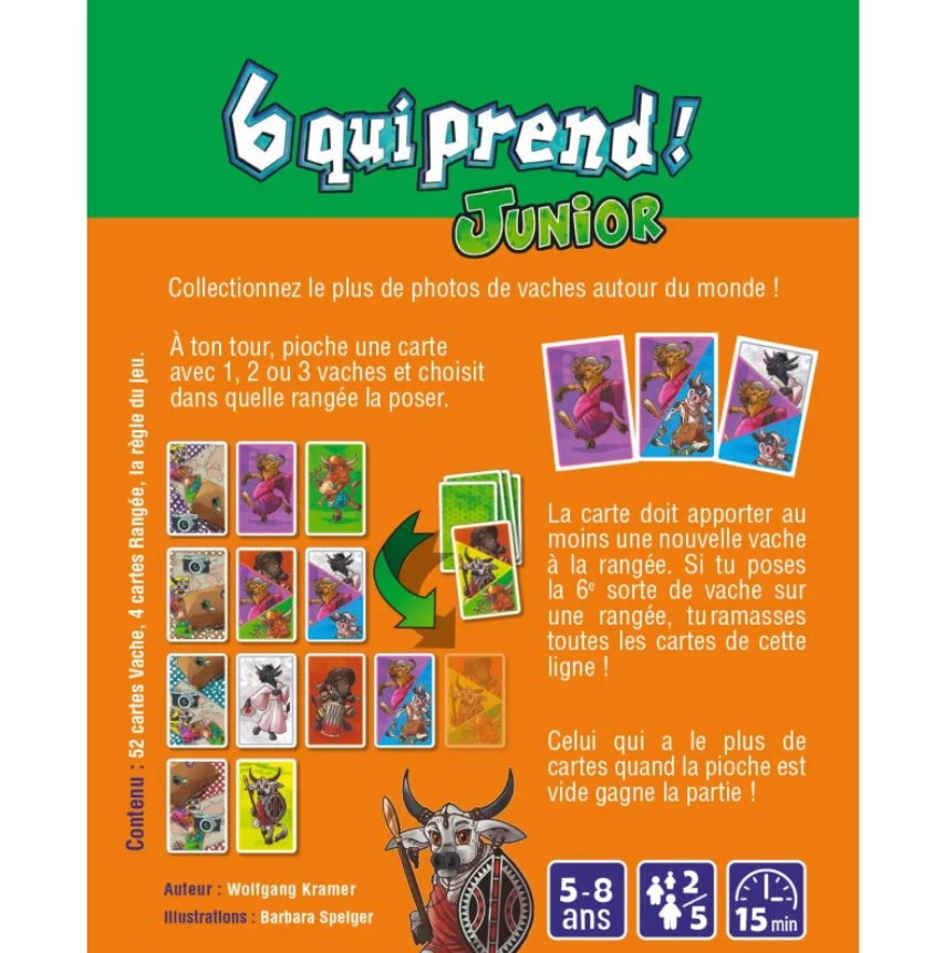six qui prend junior dos