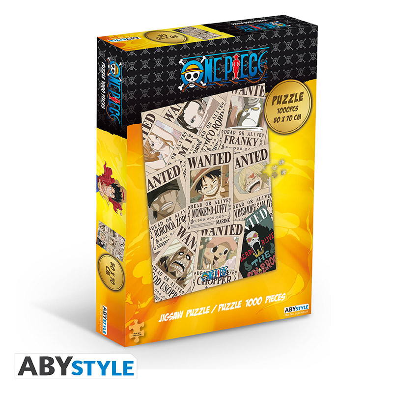 Puzzle 1000 pièces - One Piece, Avis de recherche