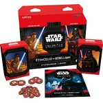 star wars unlimited étincelle de rébellion kit de démarrage 2