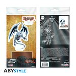 figurine acryl dragon blanc aux yeux bleu 2