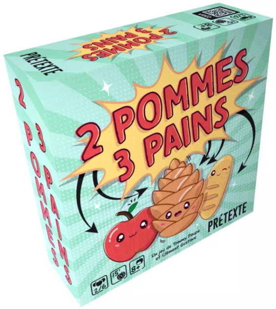 2 pommes 3 pains boite