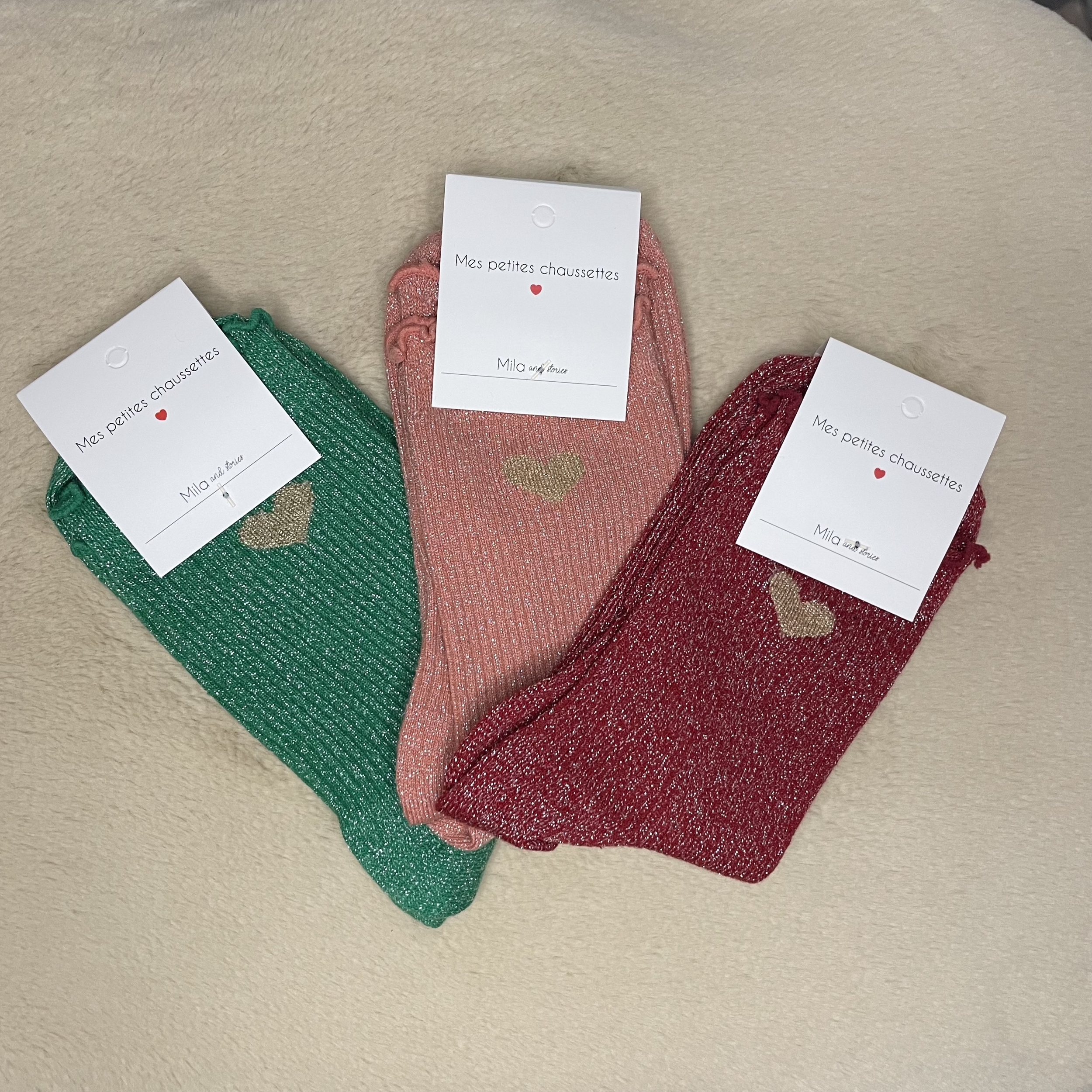 Chaussettes coeur T36/40