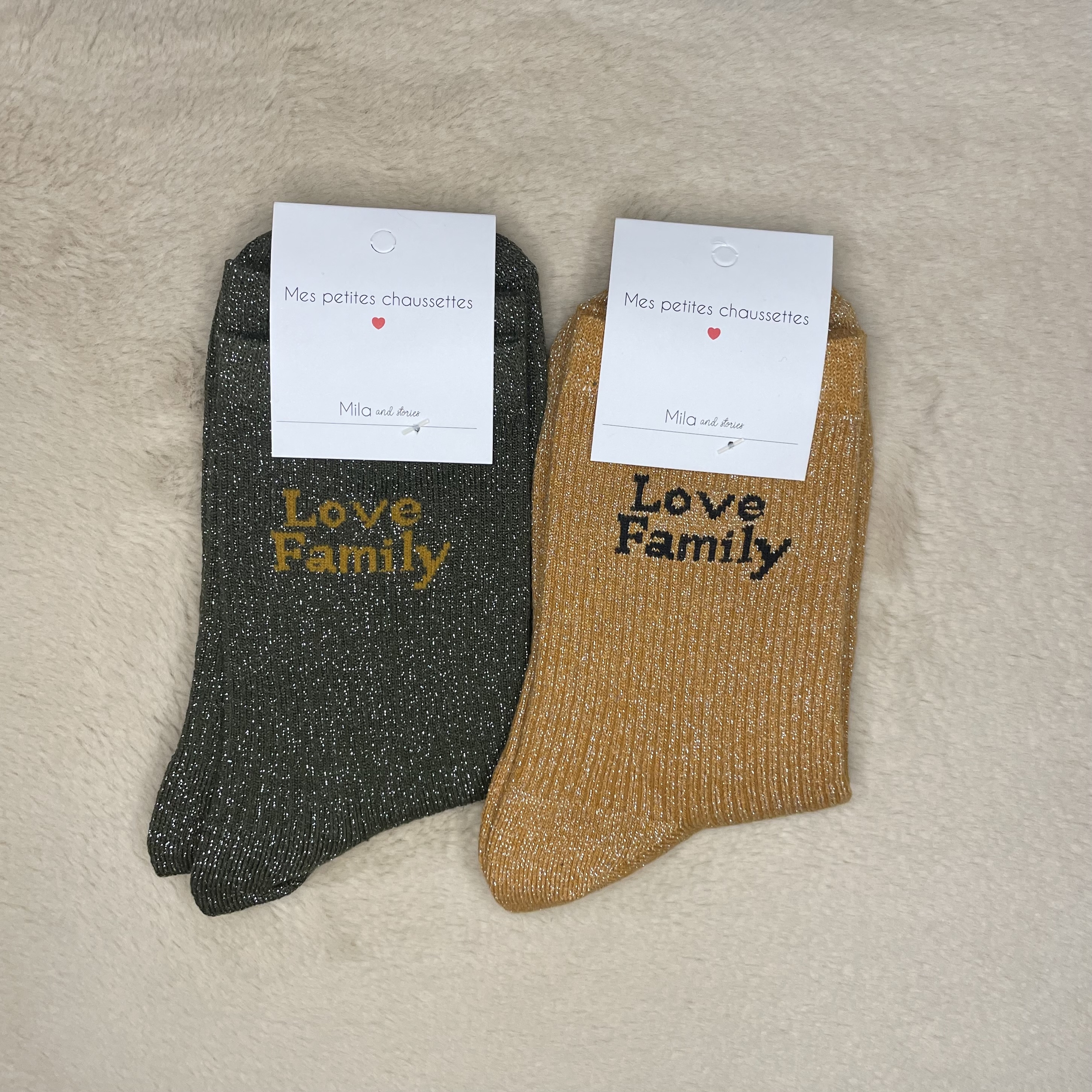 Chaussettes Love Family T36/40