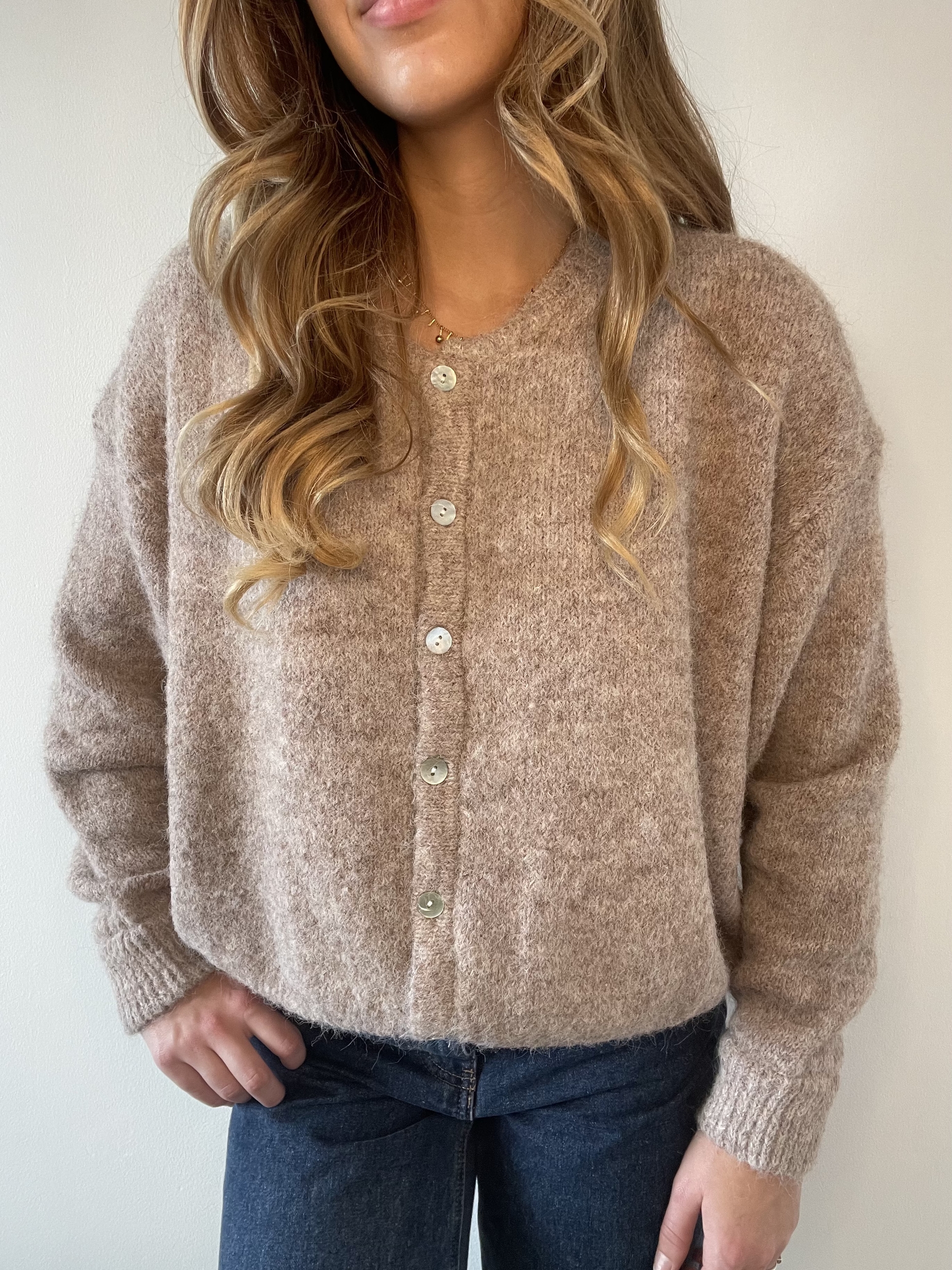 Gilet Lise taupe