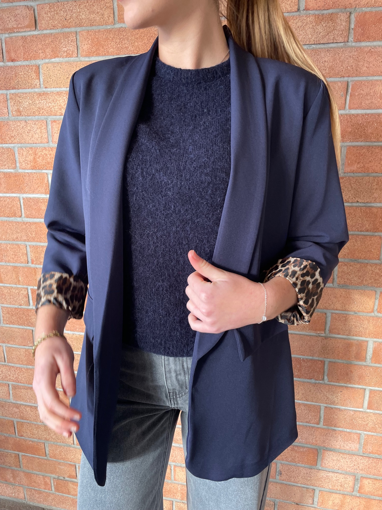 Blazer Barbara bleu marine