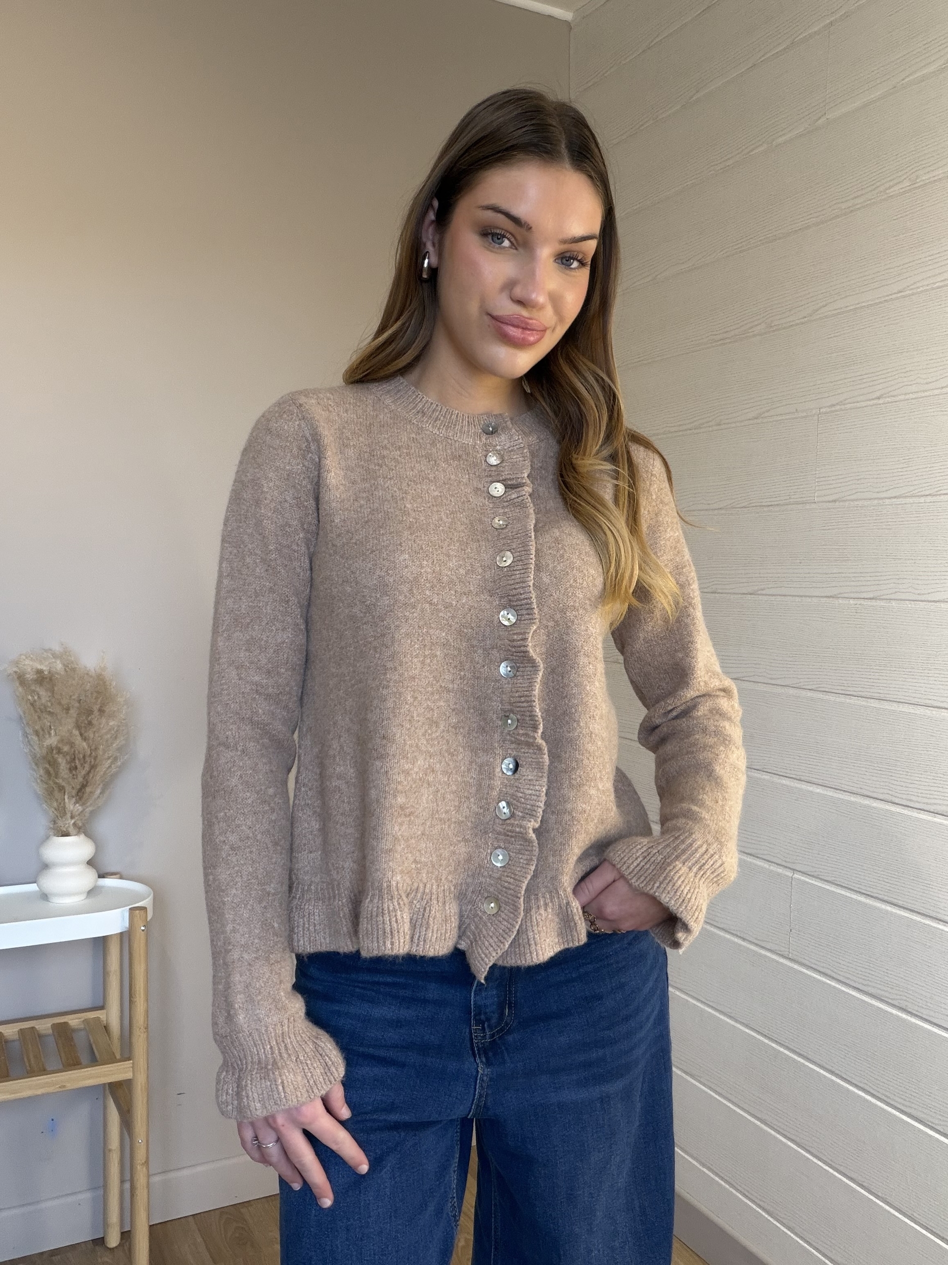 Gilet Lily taupe