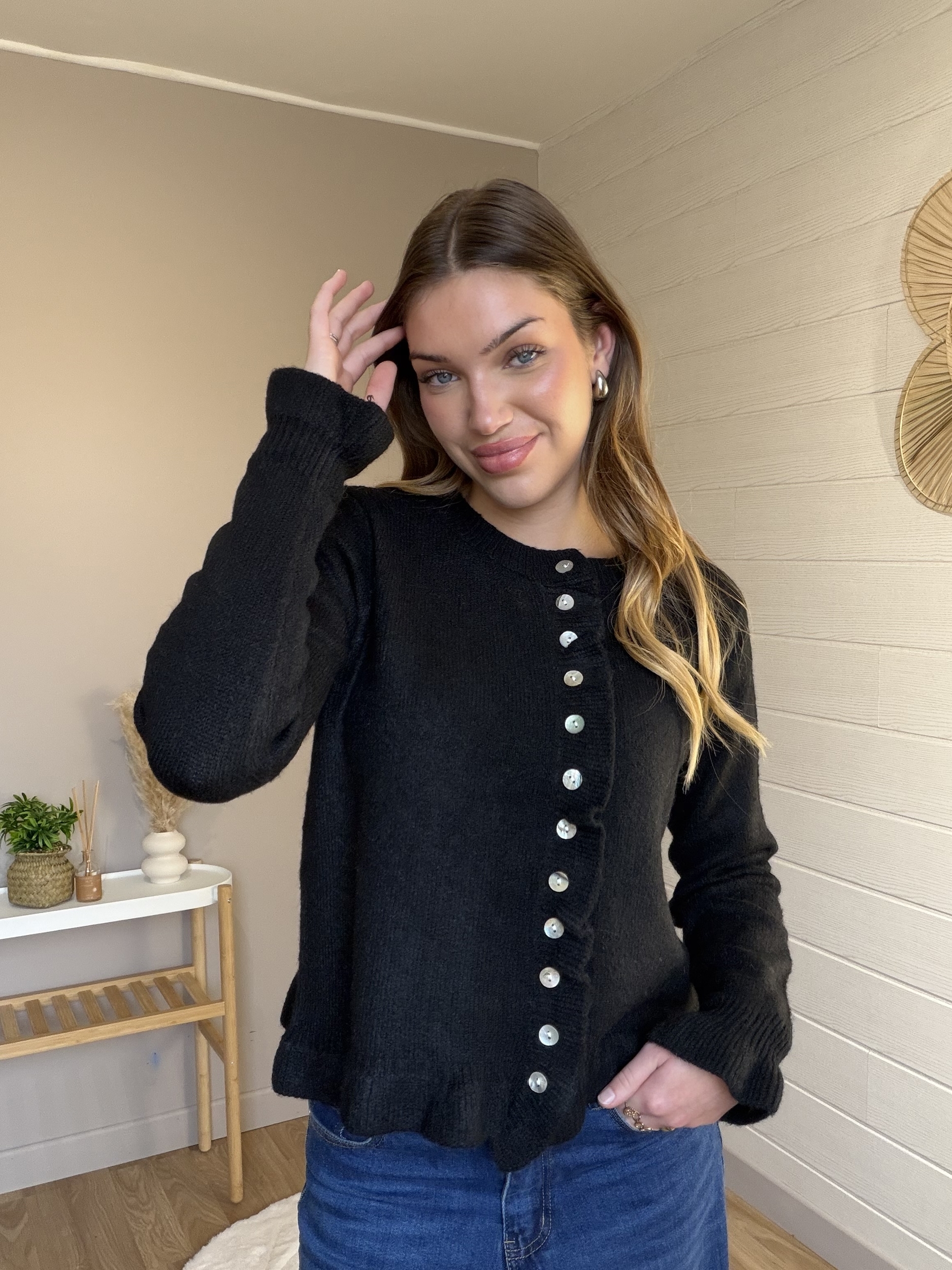 Gilet Lily noir
