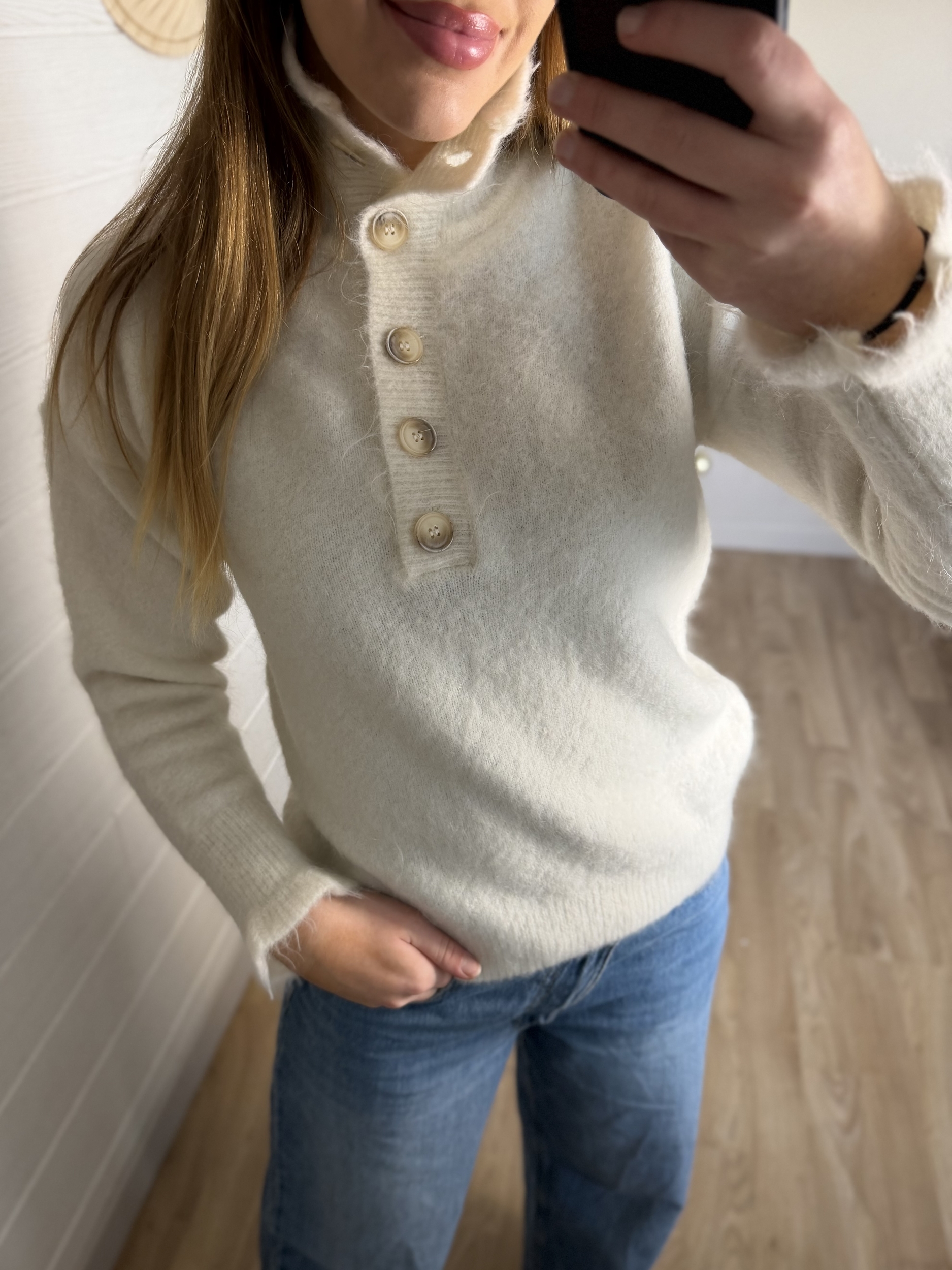 Pull Cally écru