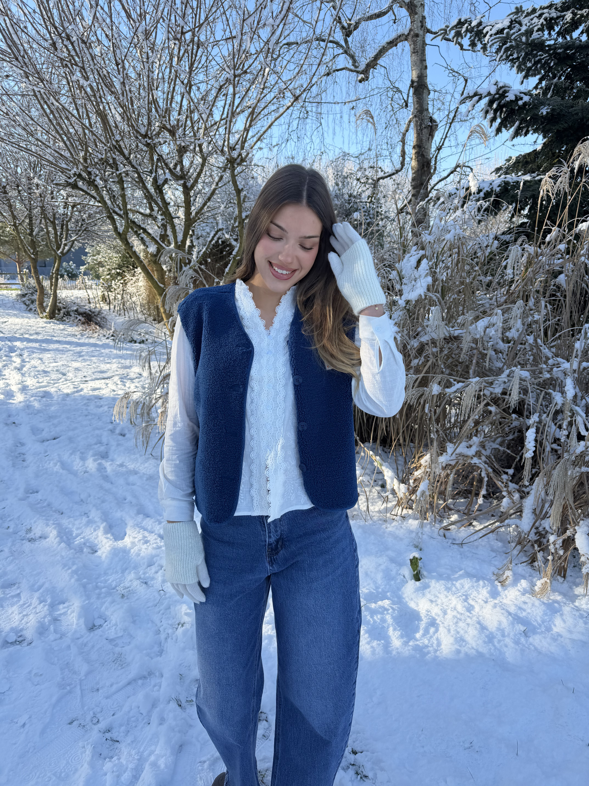 Gilet Hazel bleu