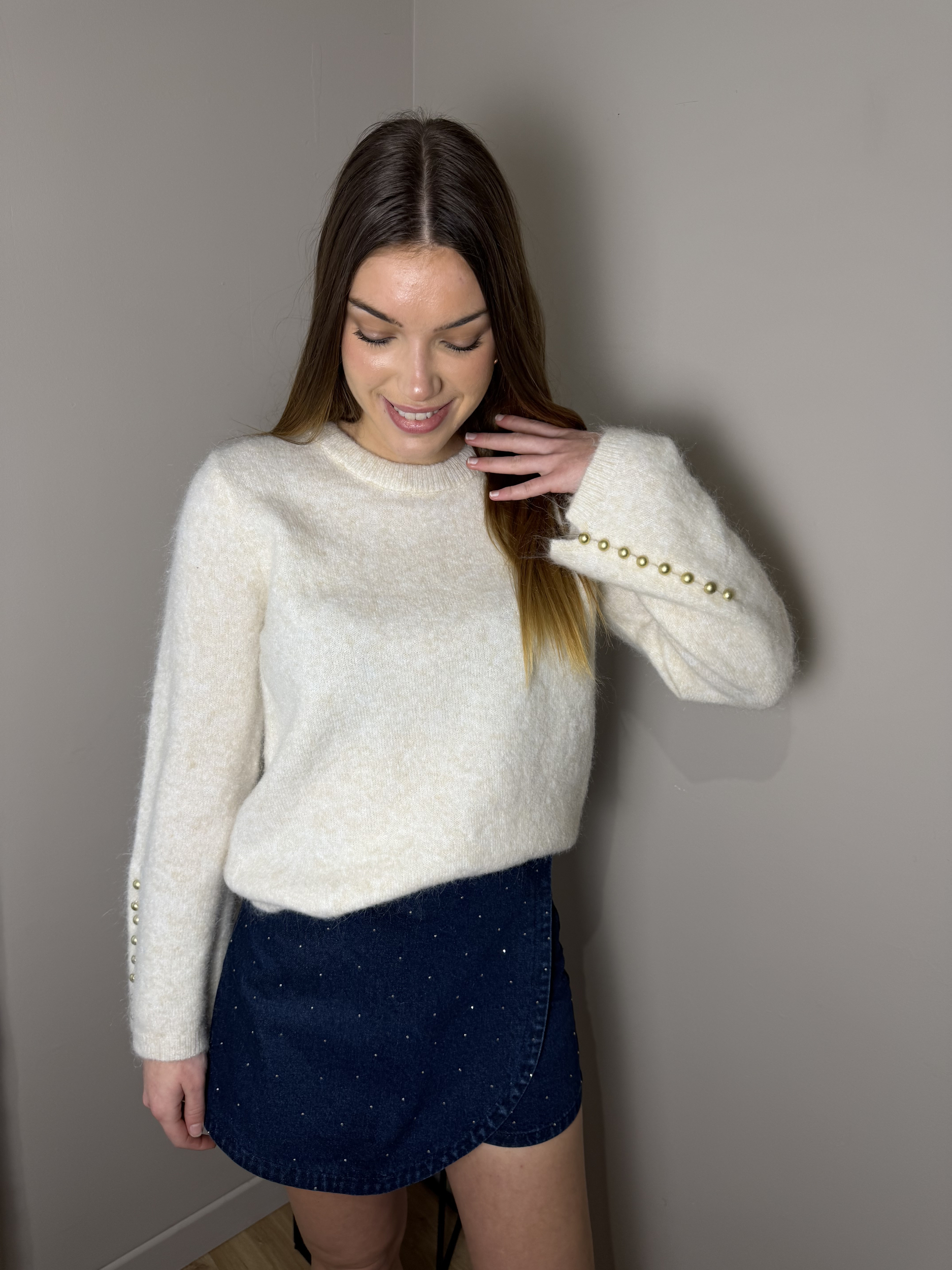 Jupe short Mia à strass