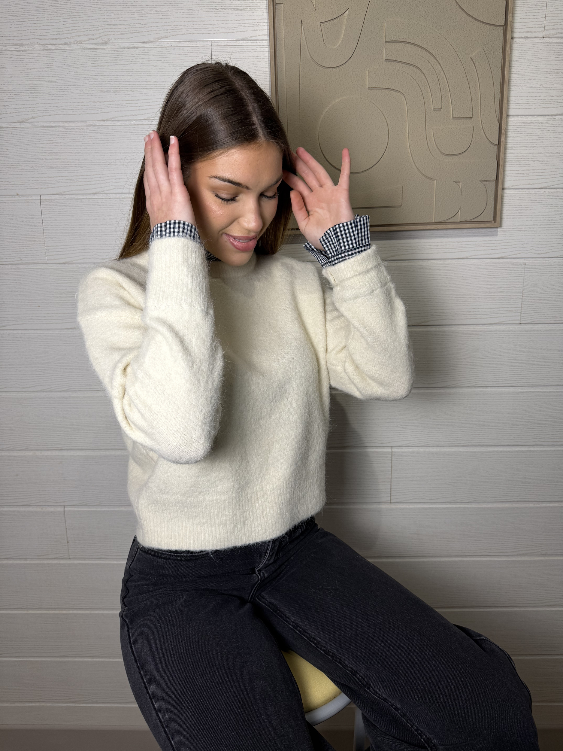 Pull Selma écru