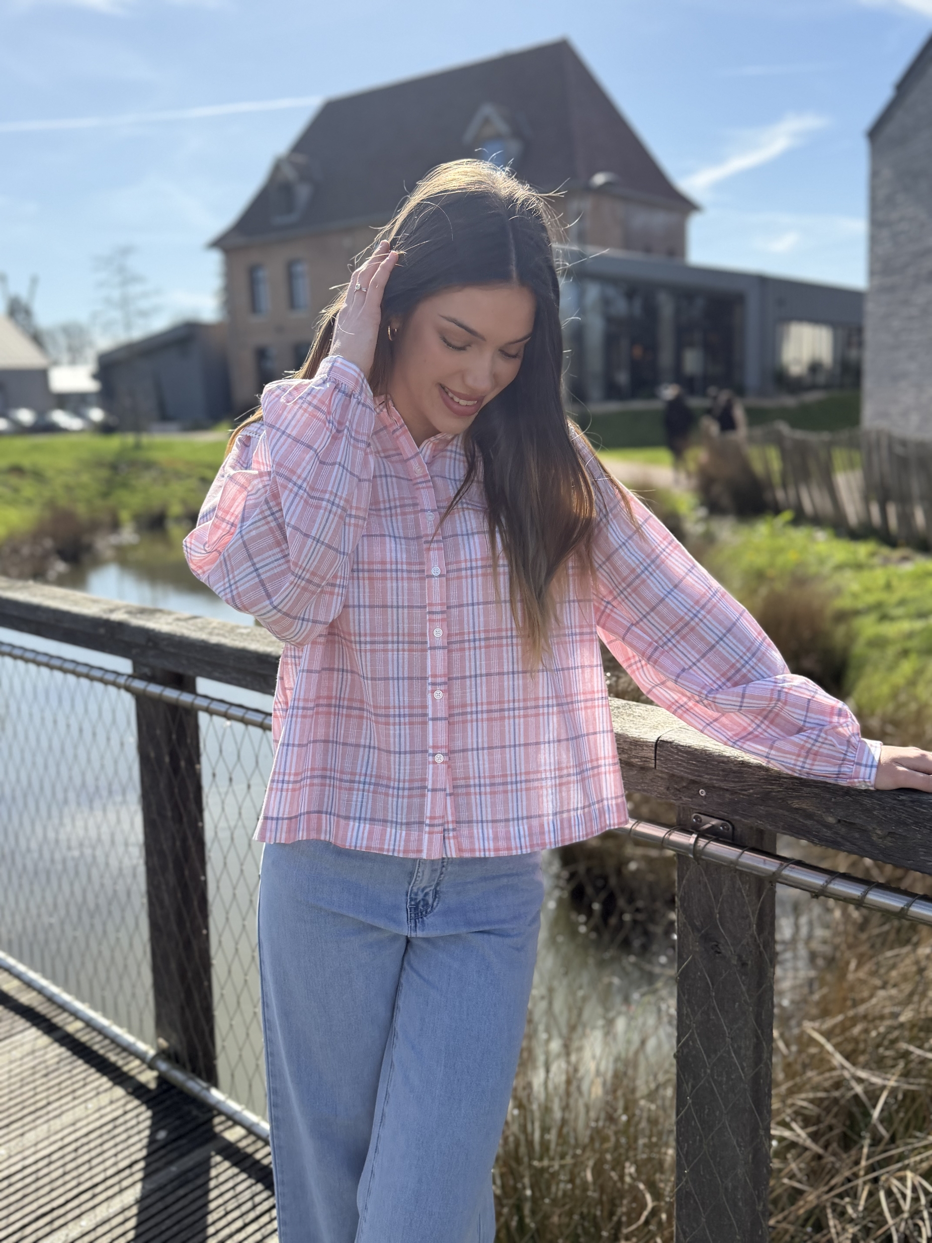 Chemise Charlène à carreaux