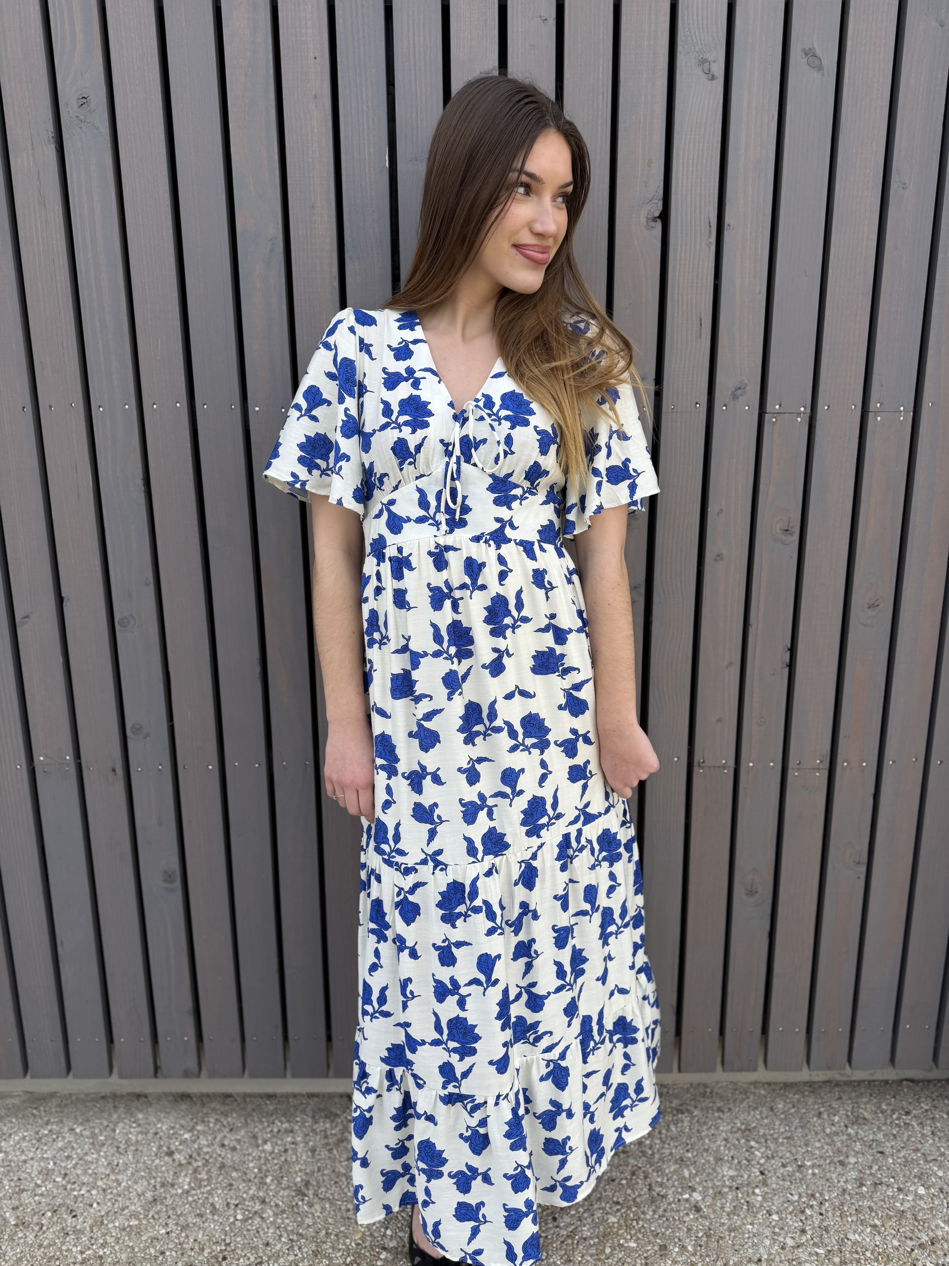 Robe longue Sia bleue