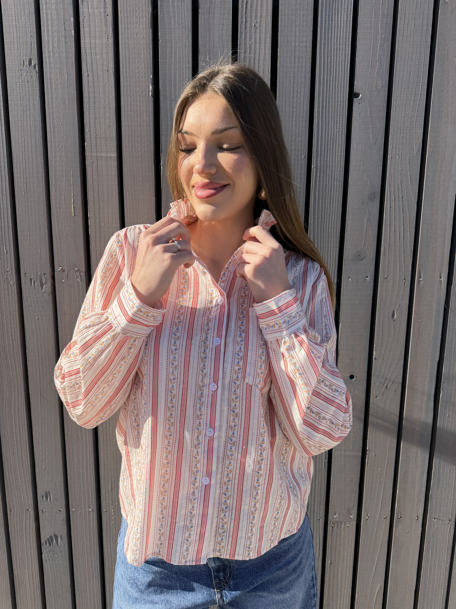 Chemise Isabella corail