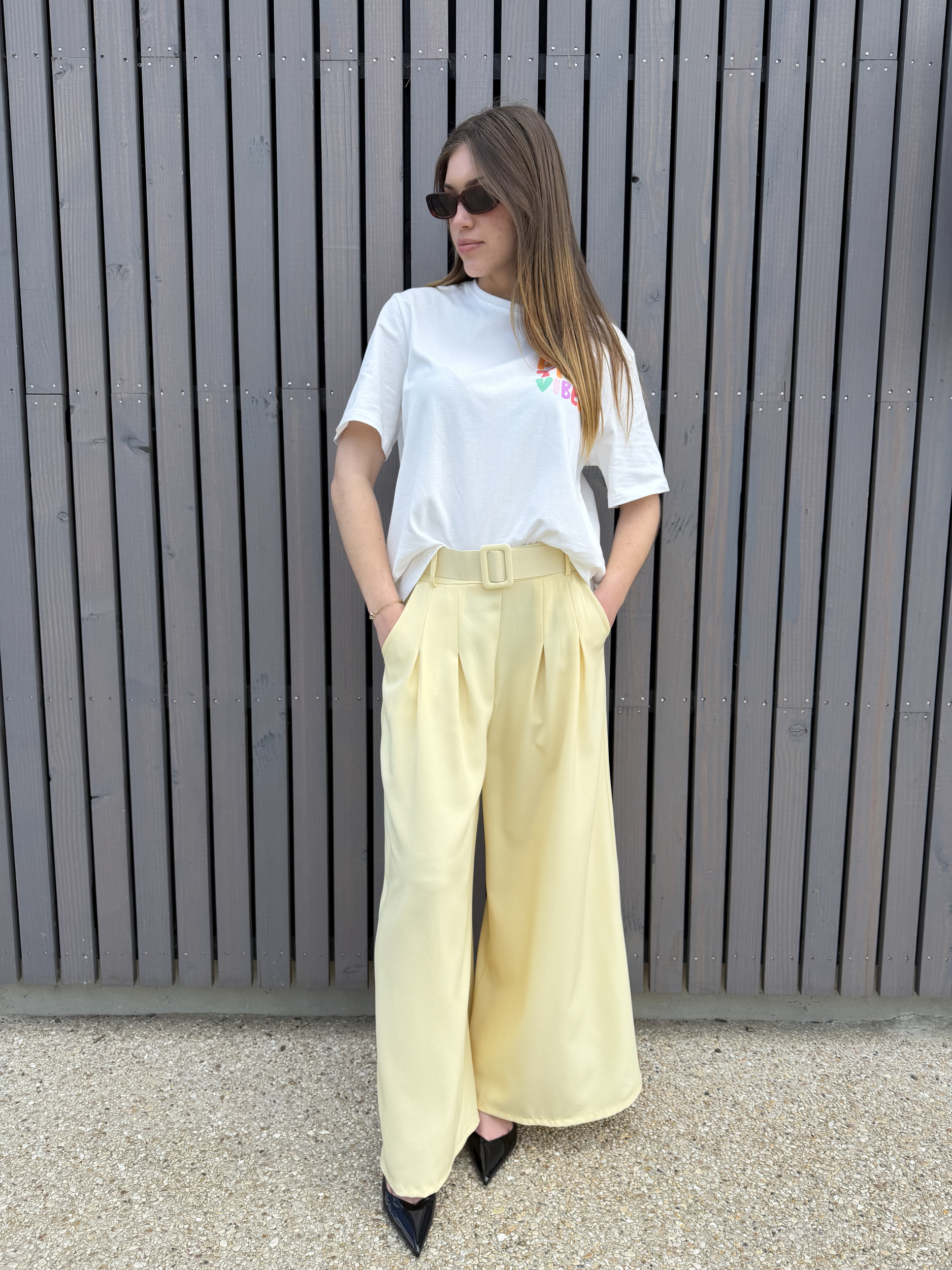 Pantalon Lucie jaune