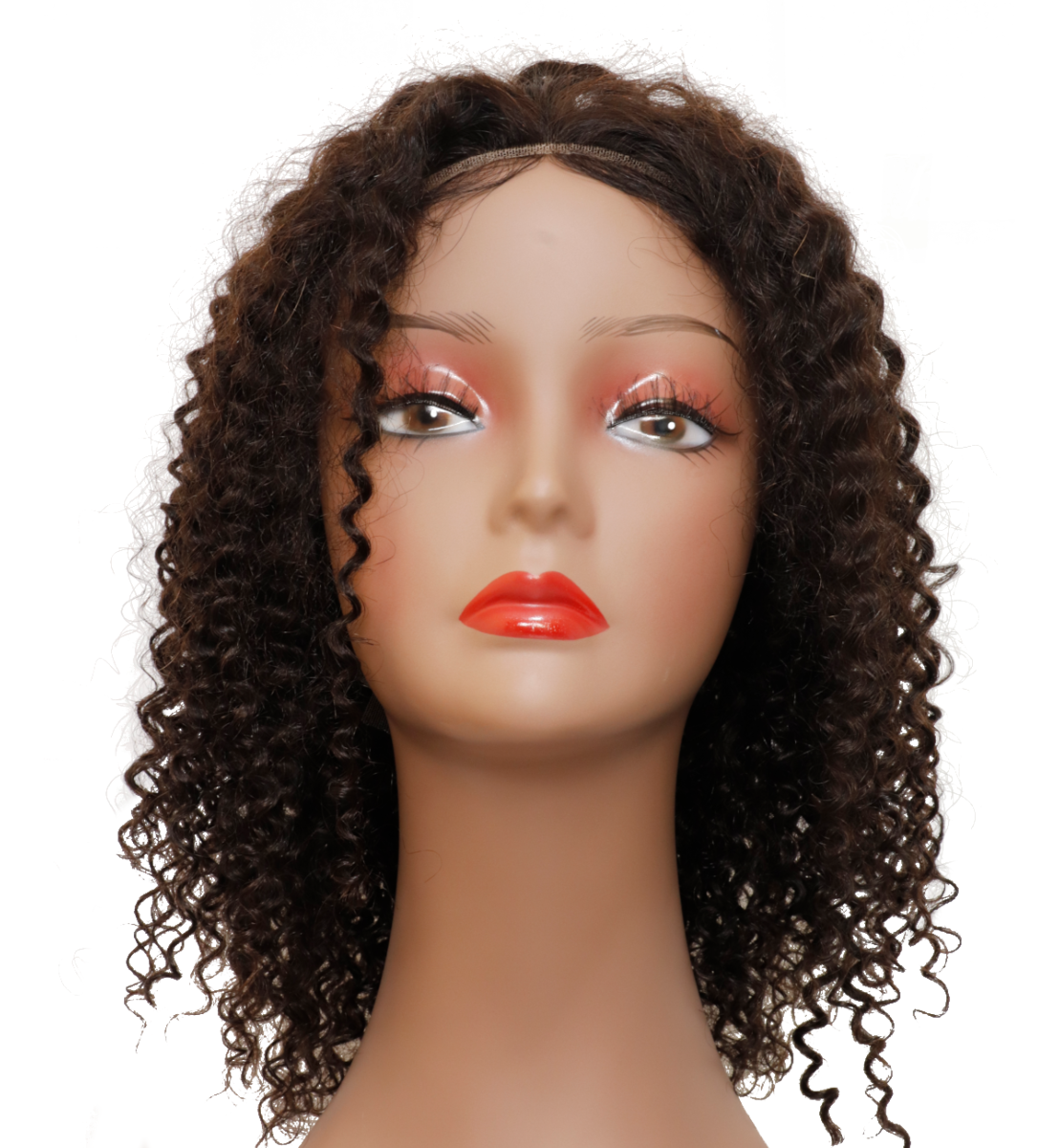 BRAZILIAN WIG 100% Naturel 13*4 Lace Frontal wig Jerry Curl 14 NATURAL COLOR