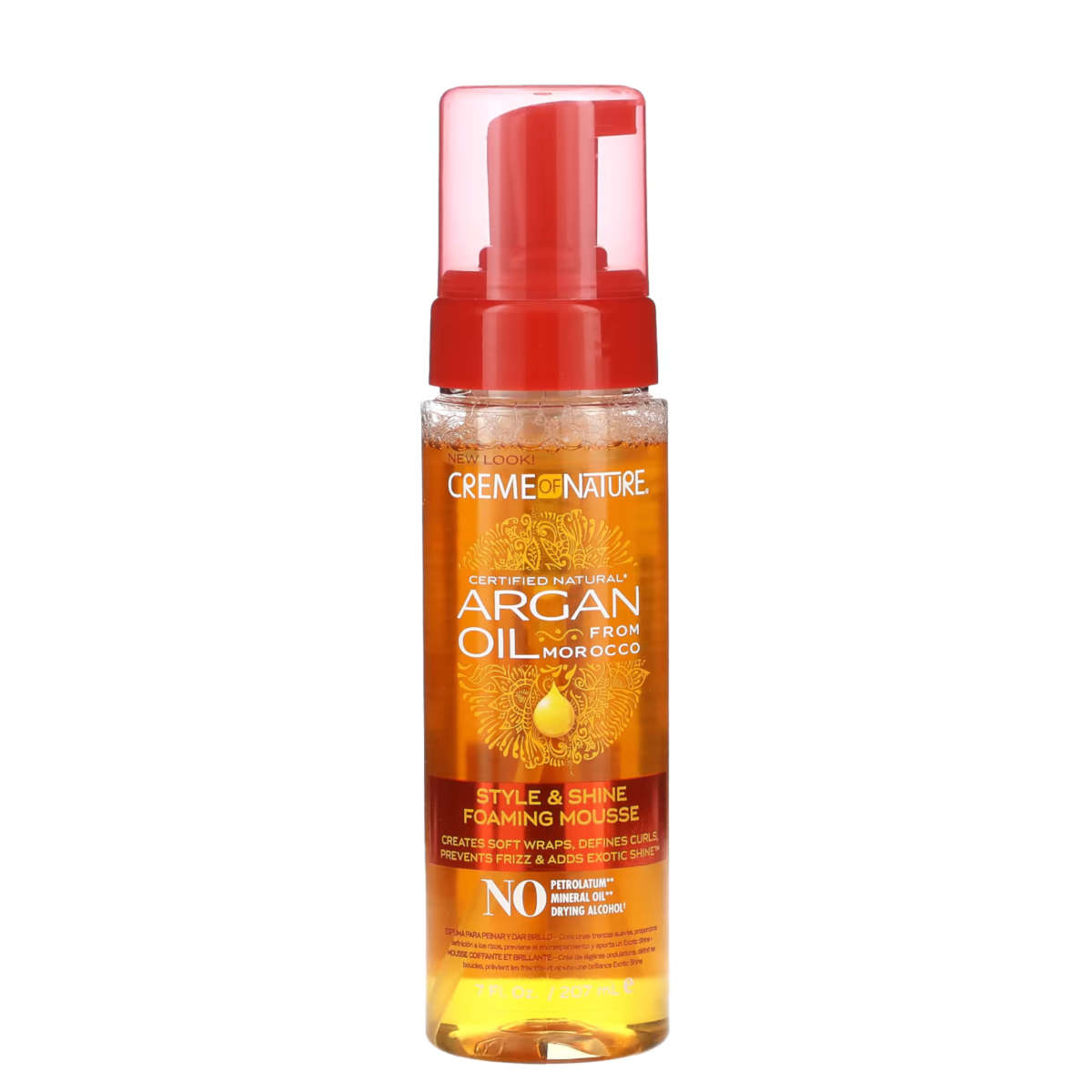 CREME OF NATURE Argan Oil Style & Shine Foaming Mousse