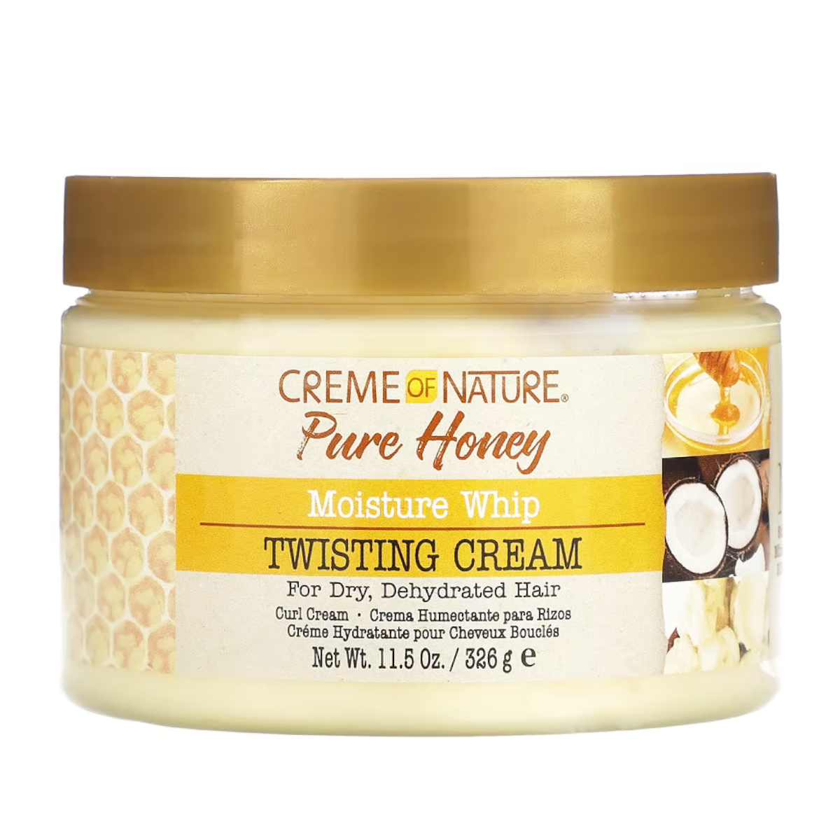 Creme of Nature Pure Honey Moisture Whip Twisting