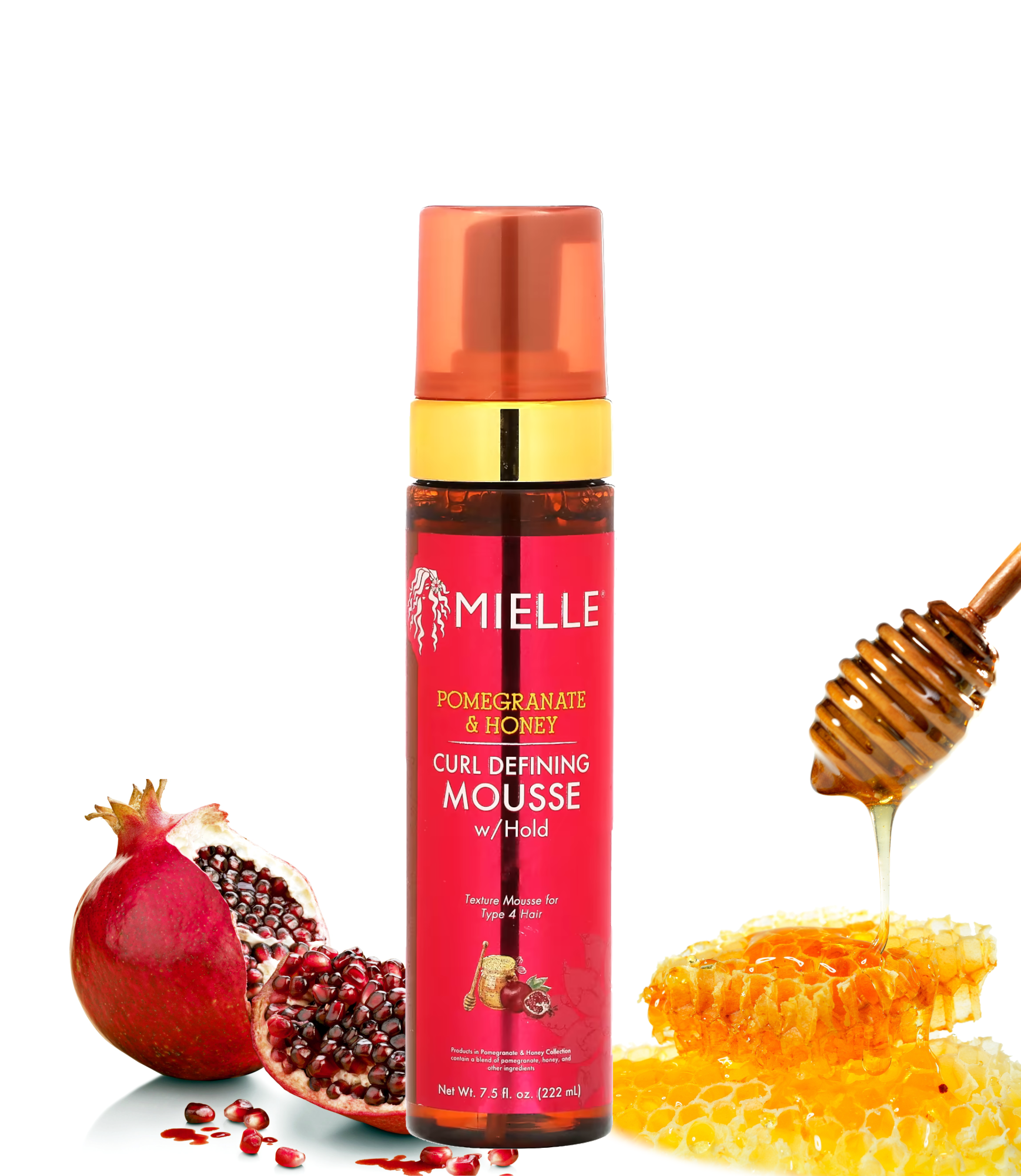 Mielle Pomegranate &amp; Honey Curl Defining Mousse With Hold 02