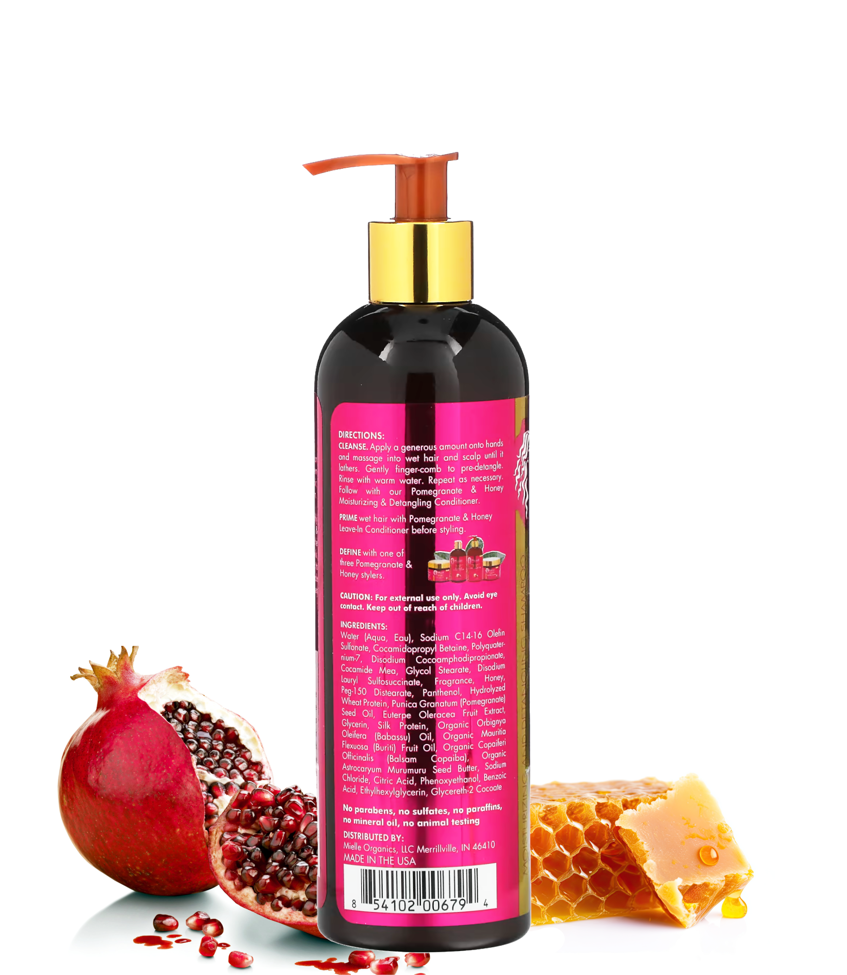 Mielle Pomegranate &amp; Honey Shampoo 03
