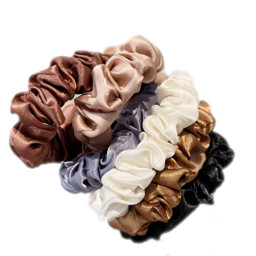 Bandes élastique doux de cheveux chouchous 02