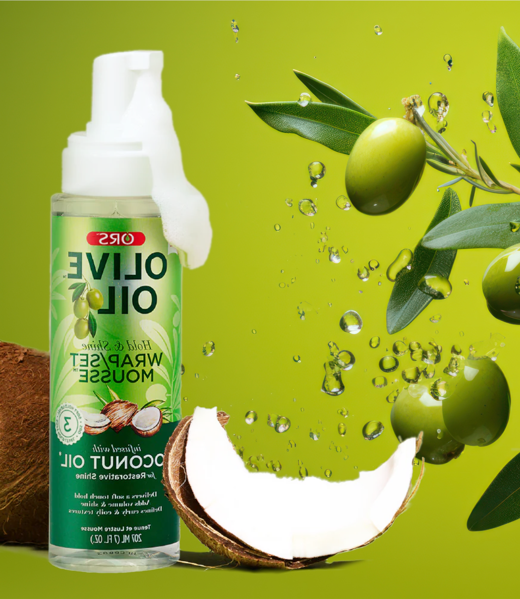 ORS Olive oil Mousse Coconut Oil 04