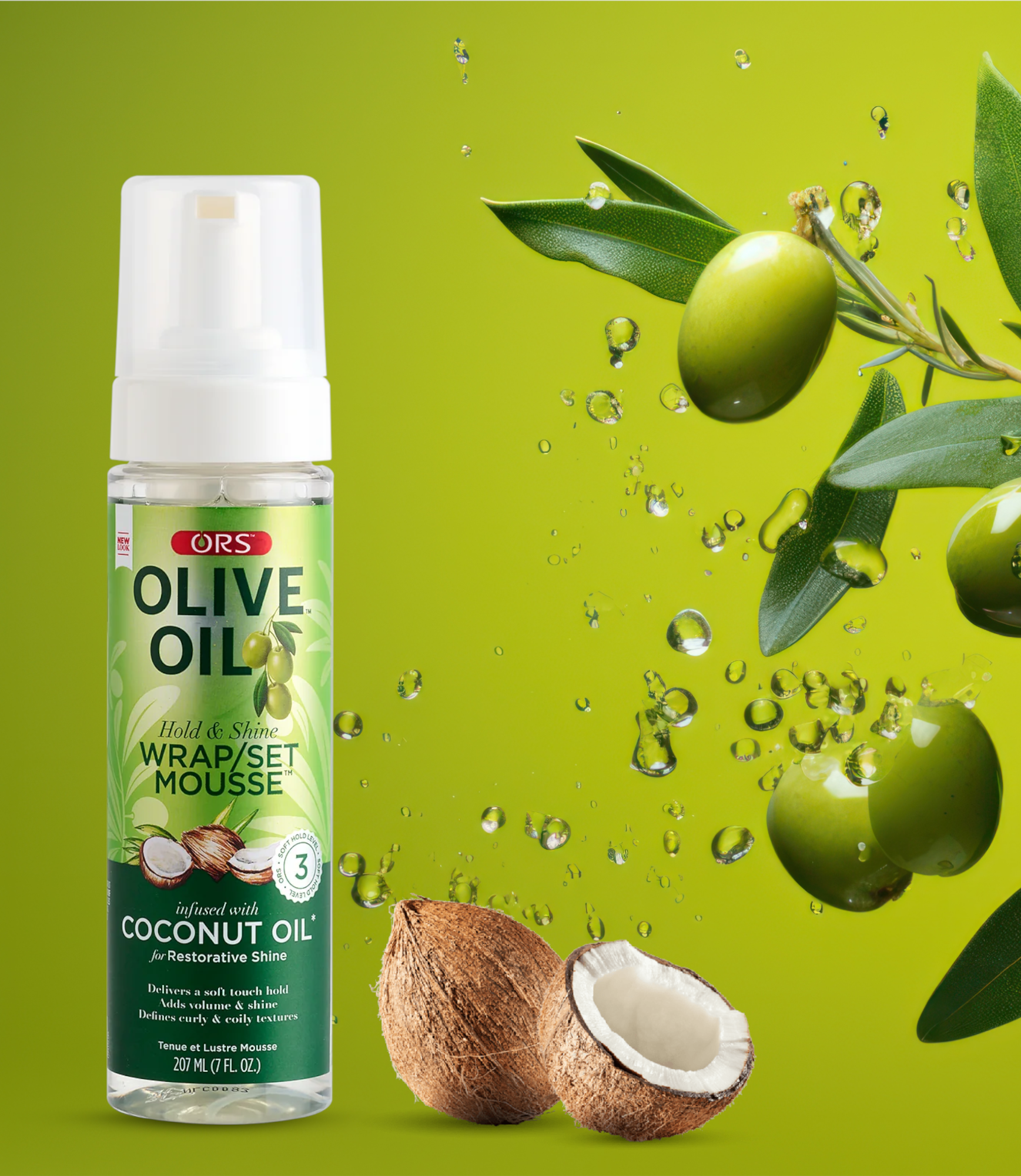 ORS Olive oil Mousse Coconut Oil 02