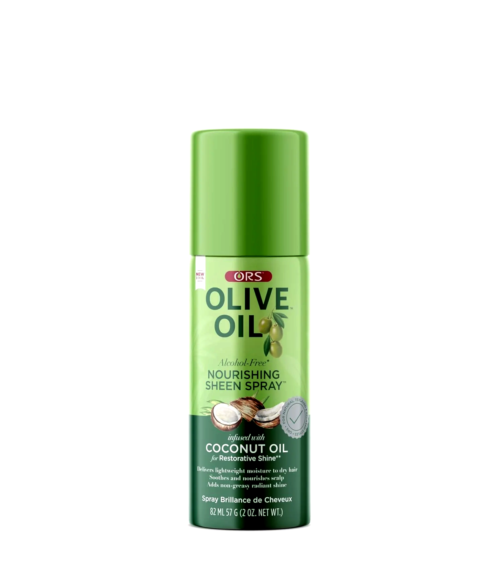 ORS Olive Oil Nourishing Sheen Spray Infused with Coconut for Restorative Shine 82ml