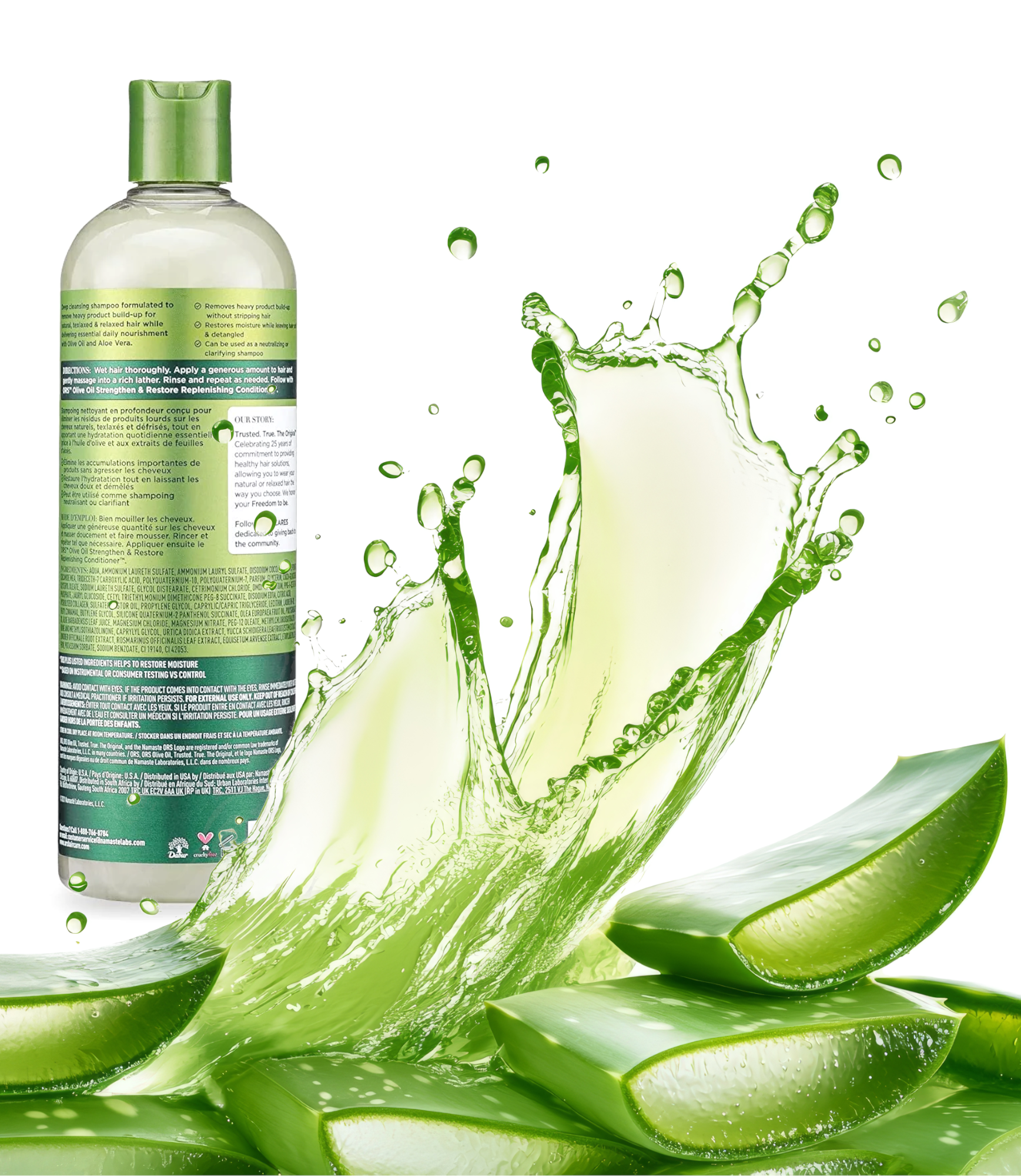 ORS Olive Oil Deep Cleansing Creamy Aloe Shampoo 03