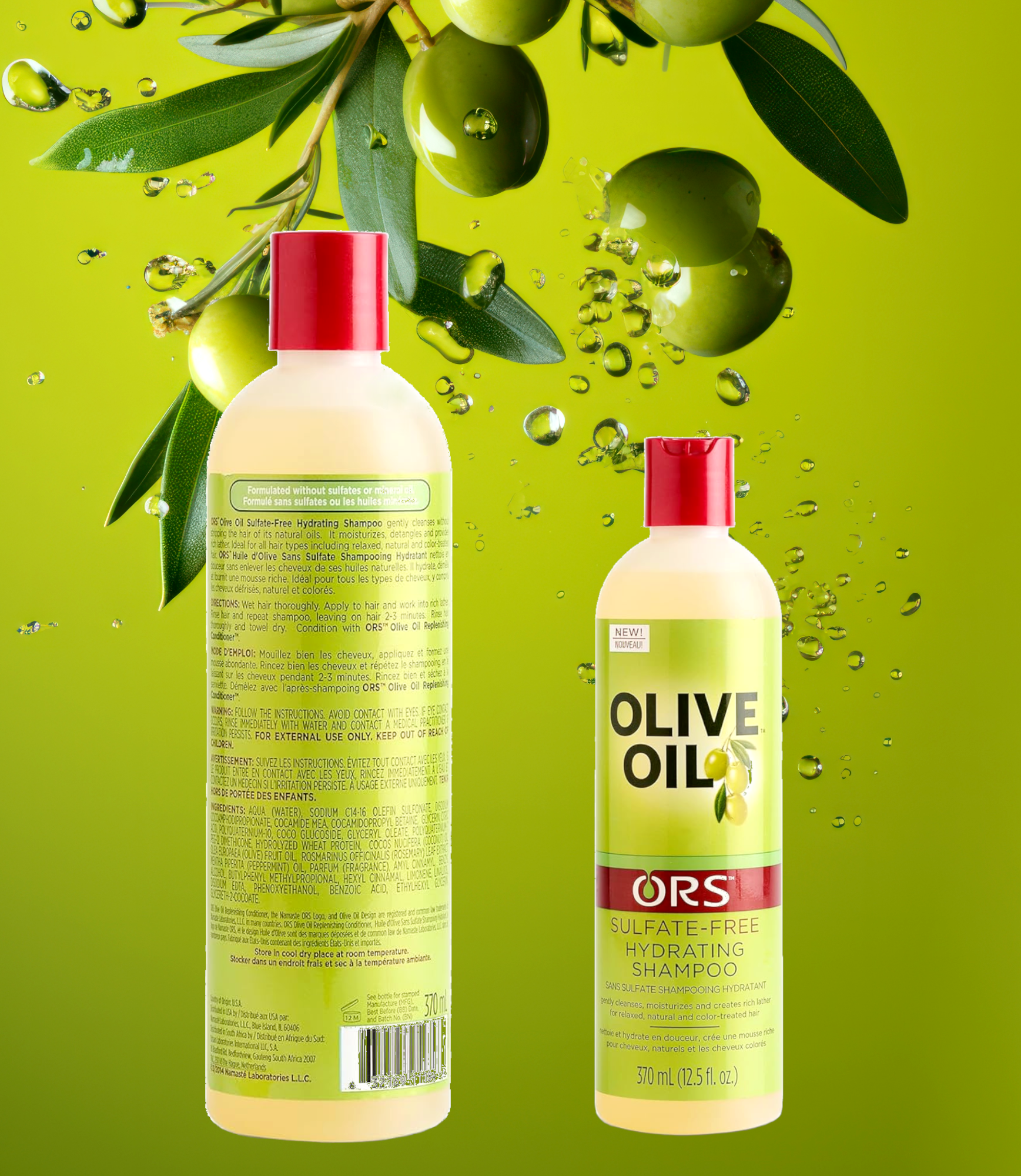 ORS Olive Oil Sulfate-Free Hydrating Shampoo 03