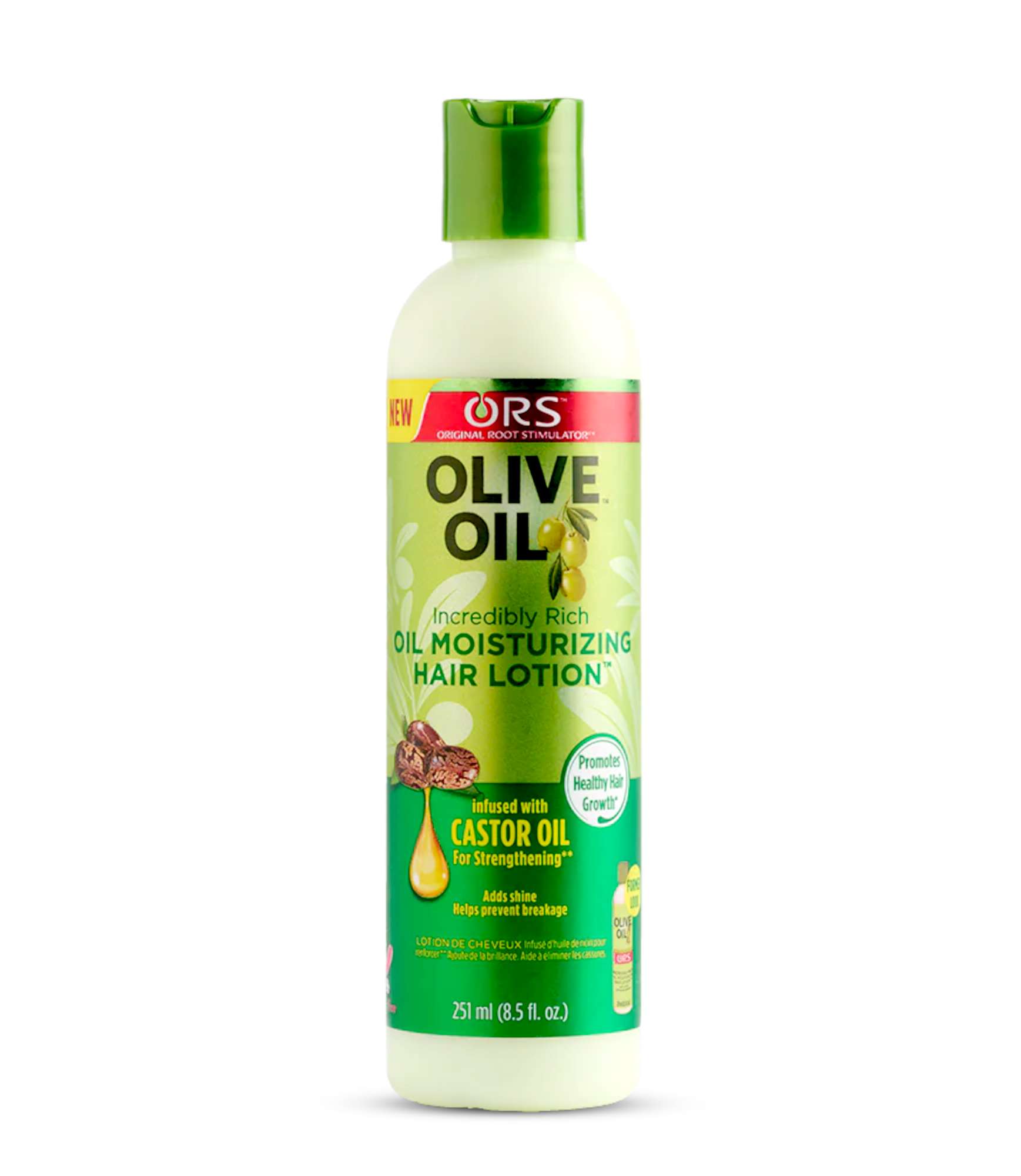ORS Olive Oil Moisturizing Hair Lotion avec Huile de Ricin