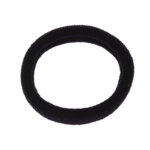 Bandes élastiques de cheveux Noir 02
