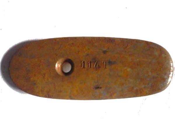 Plaque de couche de fusil CHASSEPOT 1866