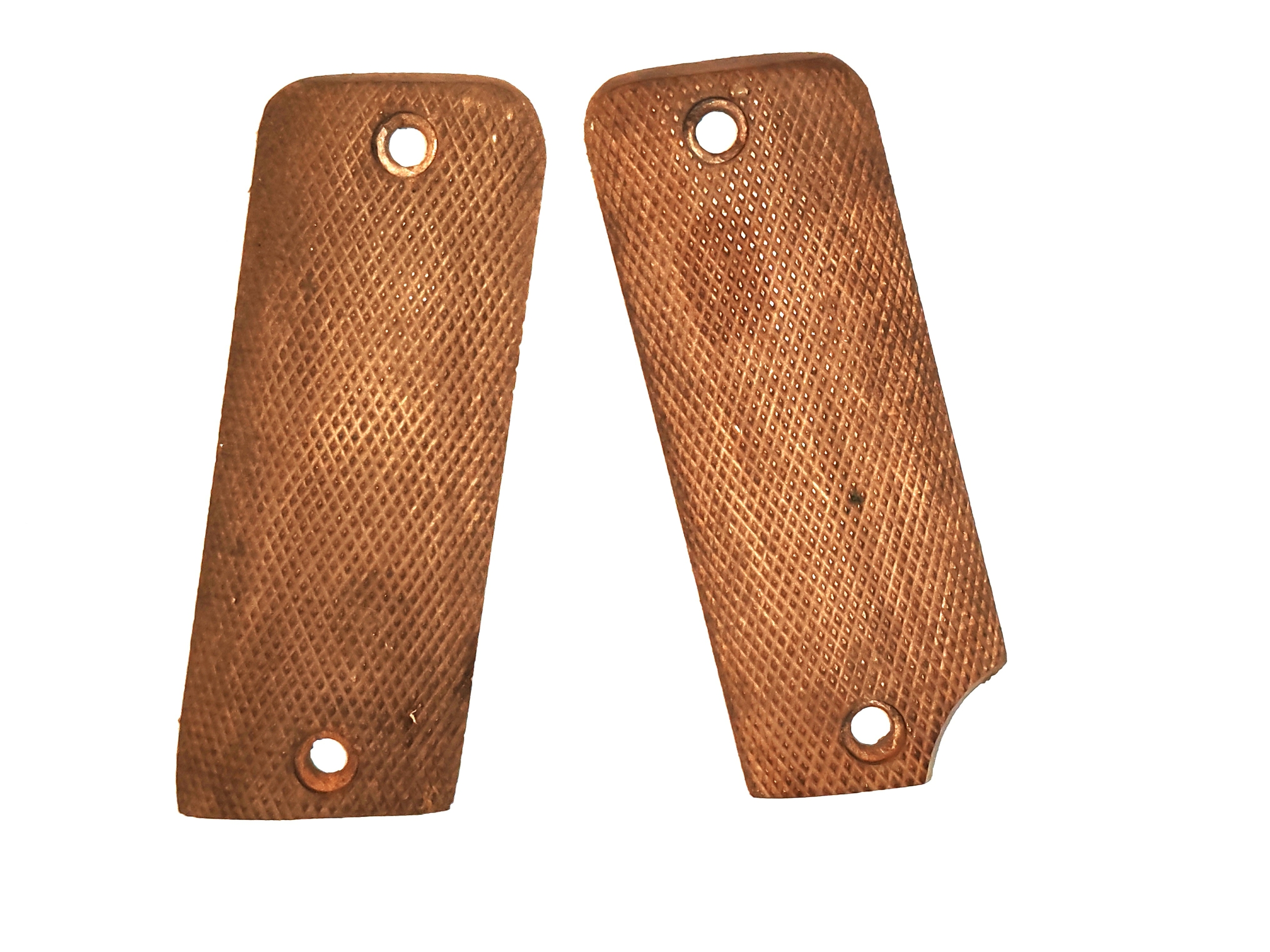 Paire de plaquette d\'origine, d\'époque de Pistolet RUBY