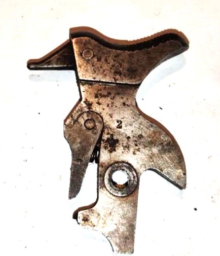 Chien d\'époque, d\'origine pour revolver réglementaire model 1892