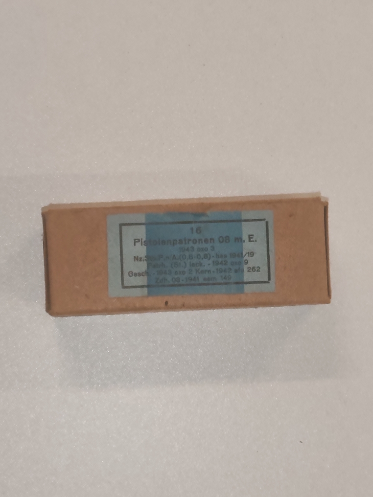 Boite complète de 9mm Allemande WWII