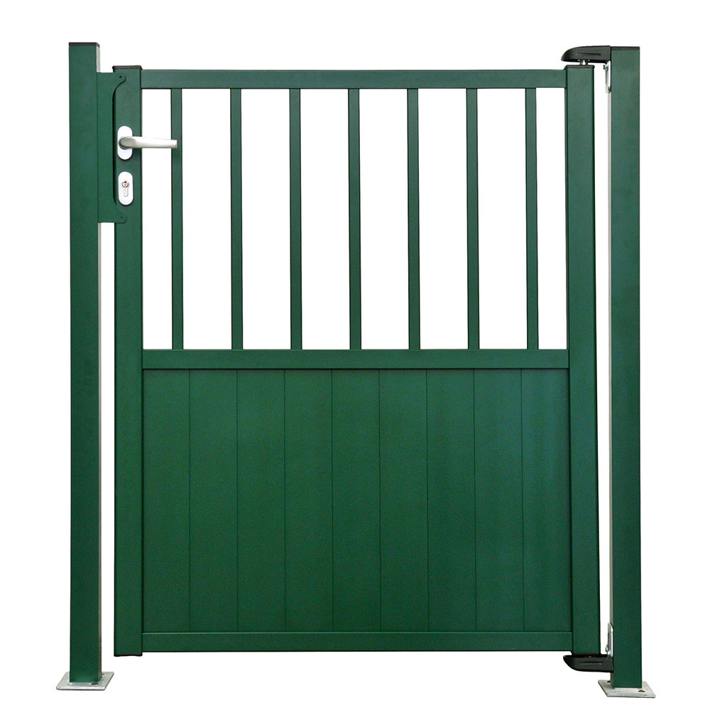 Portillon Aluminium De Jardin 1m30 X 1m - Kit à Monter Blanc RAL 9010 - Fabriqué En France