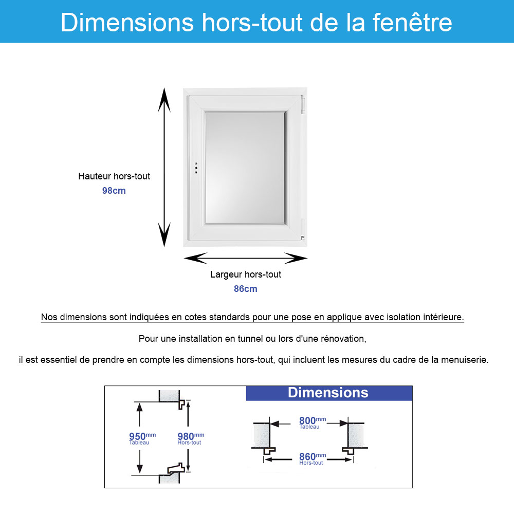 dimension-fenetre-pvc-1-battant-95-x-80