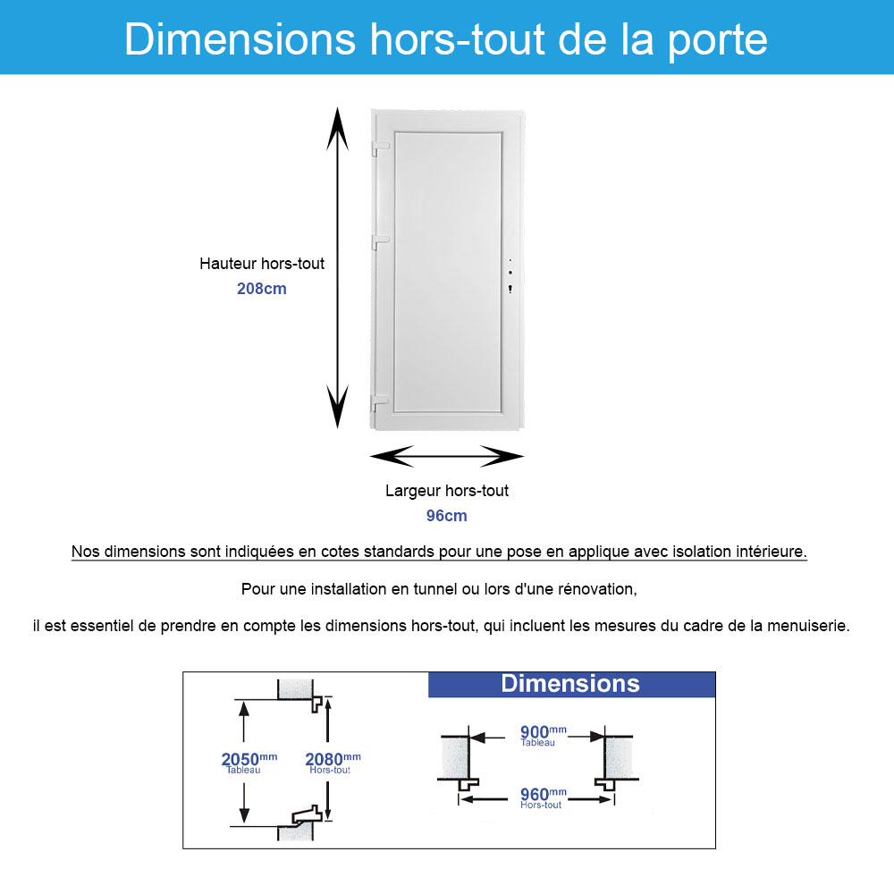 dimension-porte-de-service-pvc-pleine-205-x-90