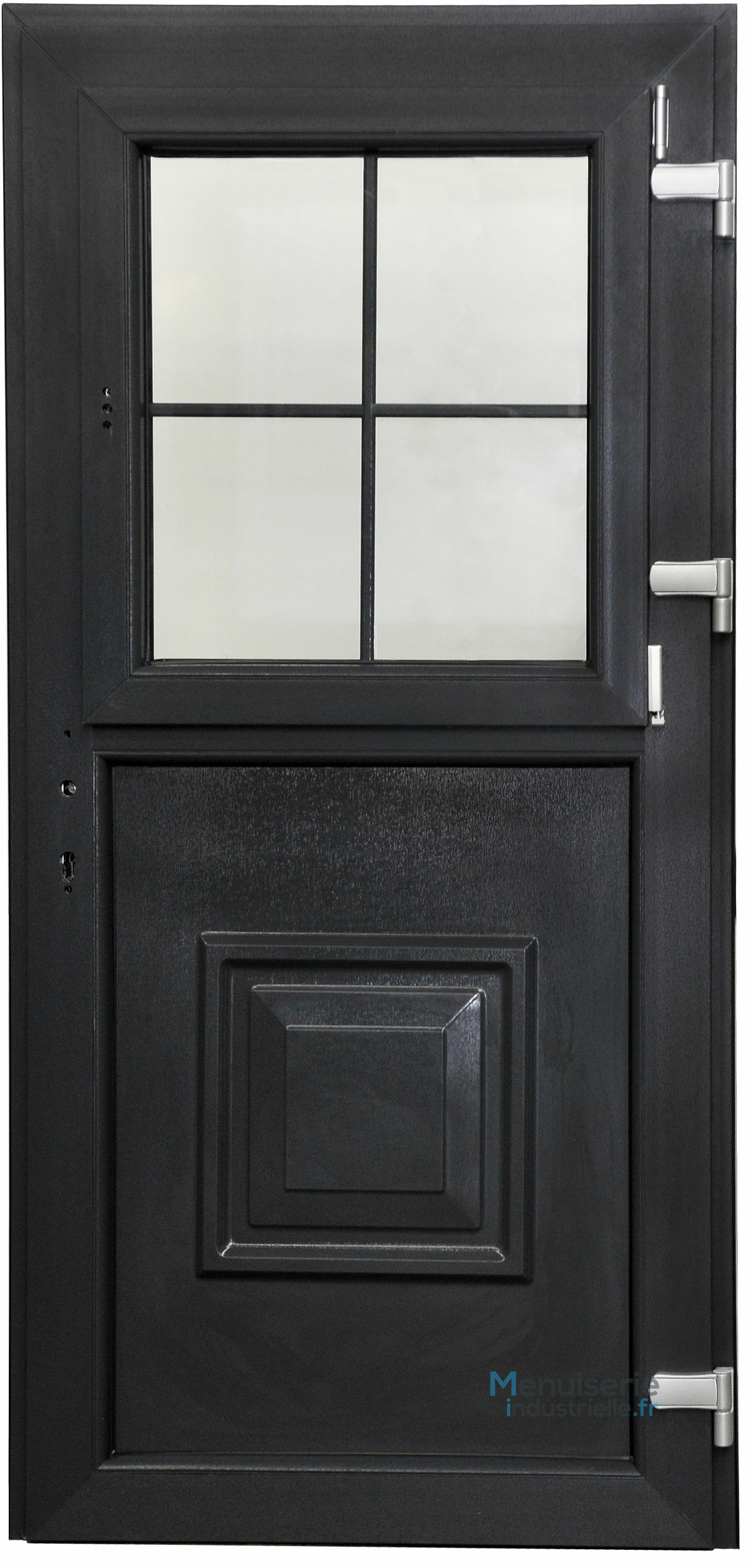 porte-fermiere-grise-7016-gauche-poussant-195-x-90