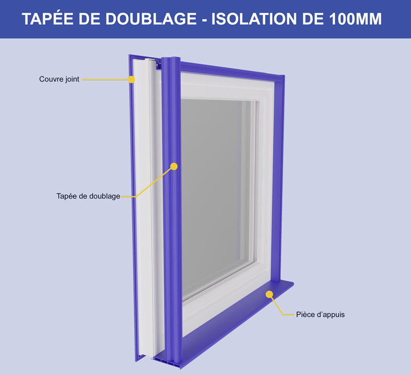 tape e de doublage 100 mm