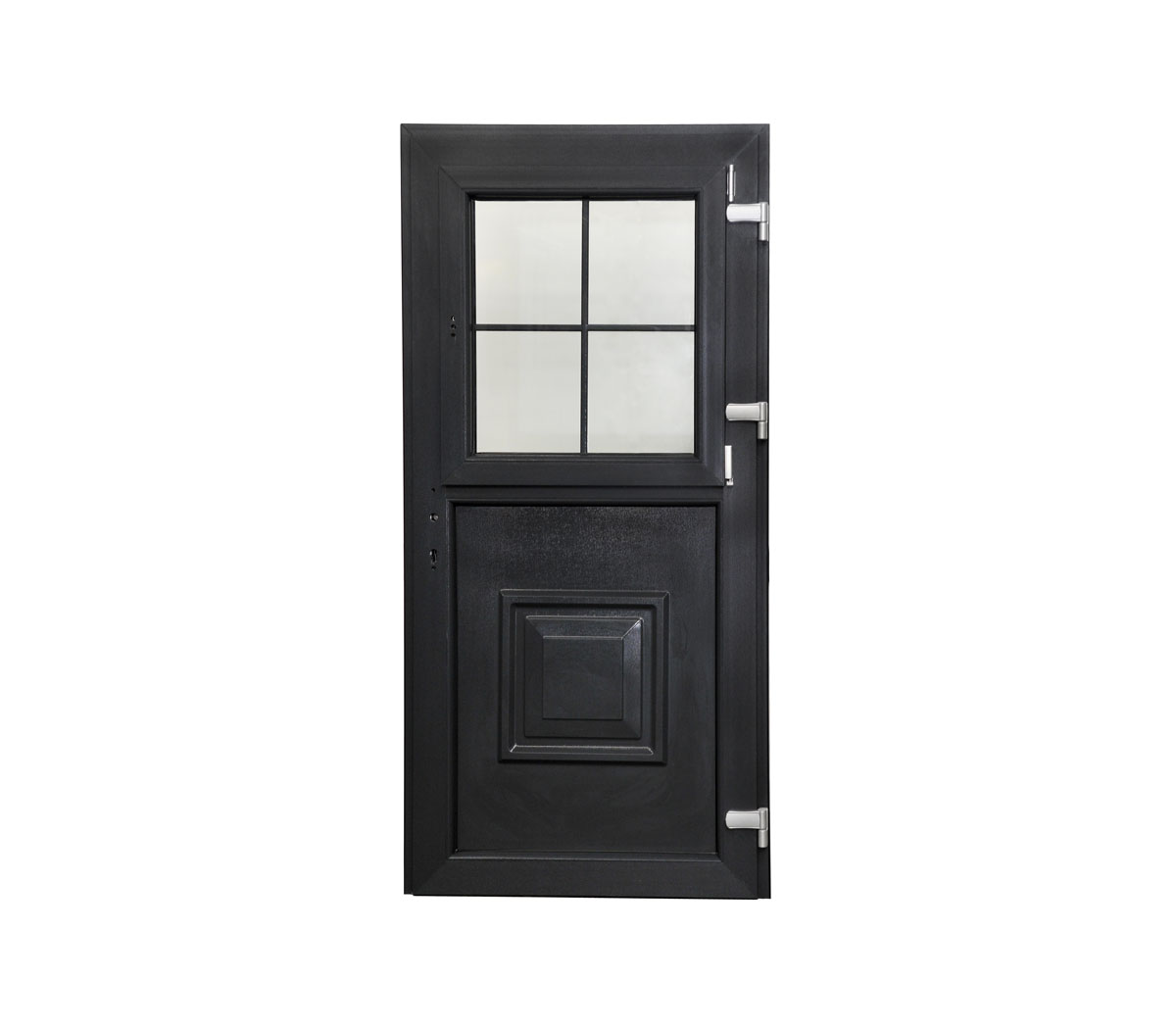 porte fermiere pvc grise anthracite