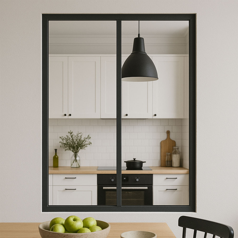verriere noir 2 partitions integration