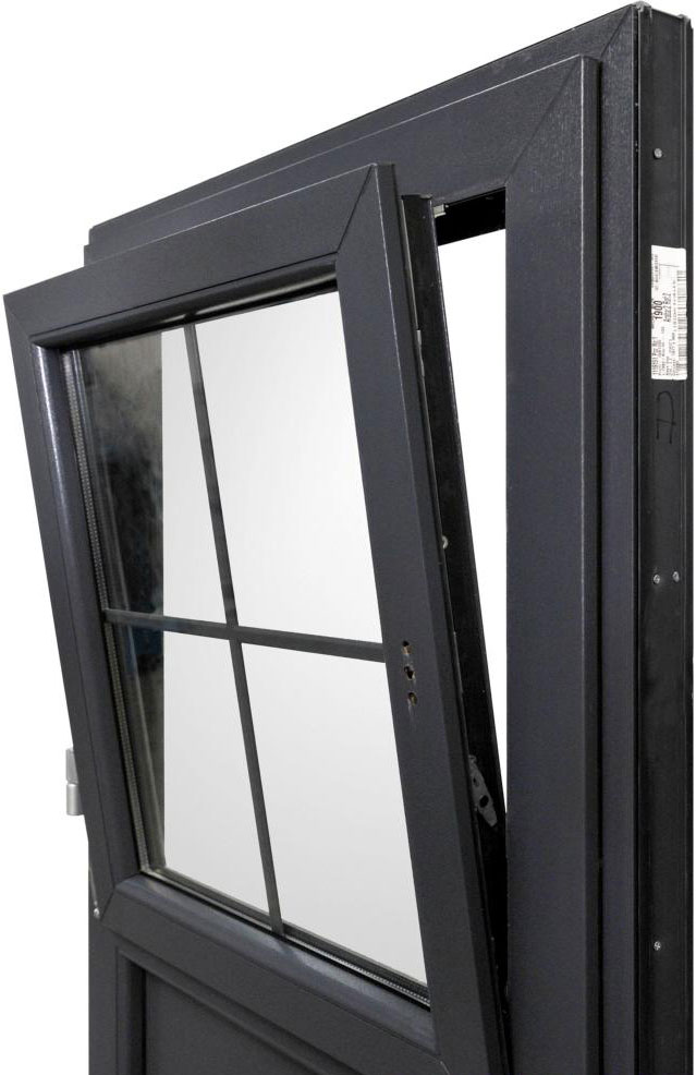 porte fermiere gris 7016 195 x 90 3