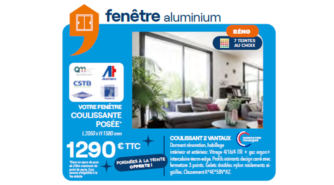 baie coulissante aluminium