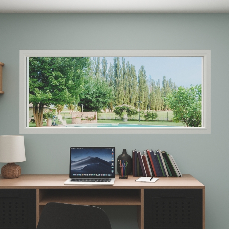 Fenêtre PVC 1V 115x80 Optimise lumière meilleur prix