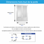 dimensions porte fenetre pvc