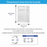 dimensions porte de service occulus