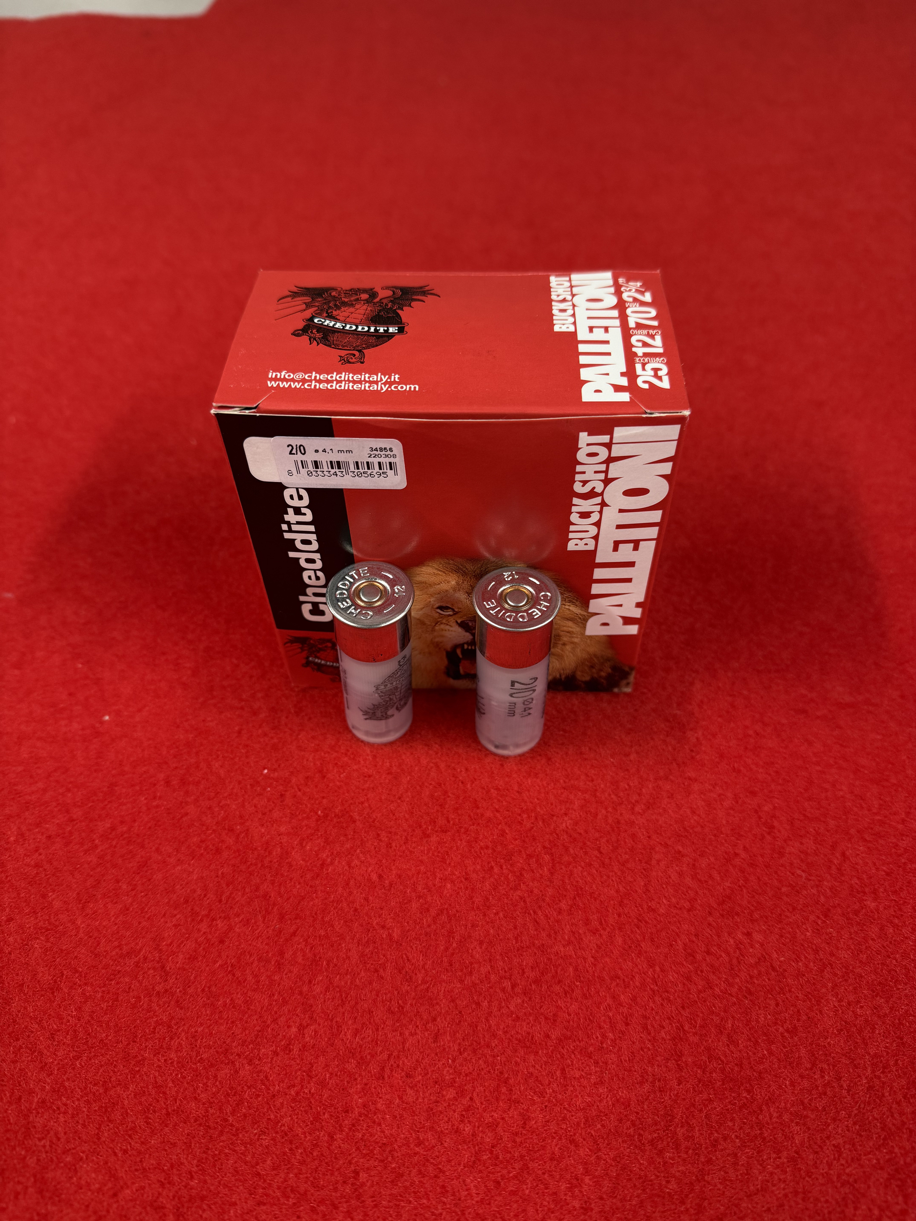 Cal.12 Buck Shot Pallettoni Chevrotine (Boîte 25)