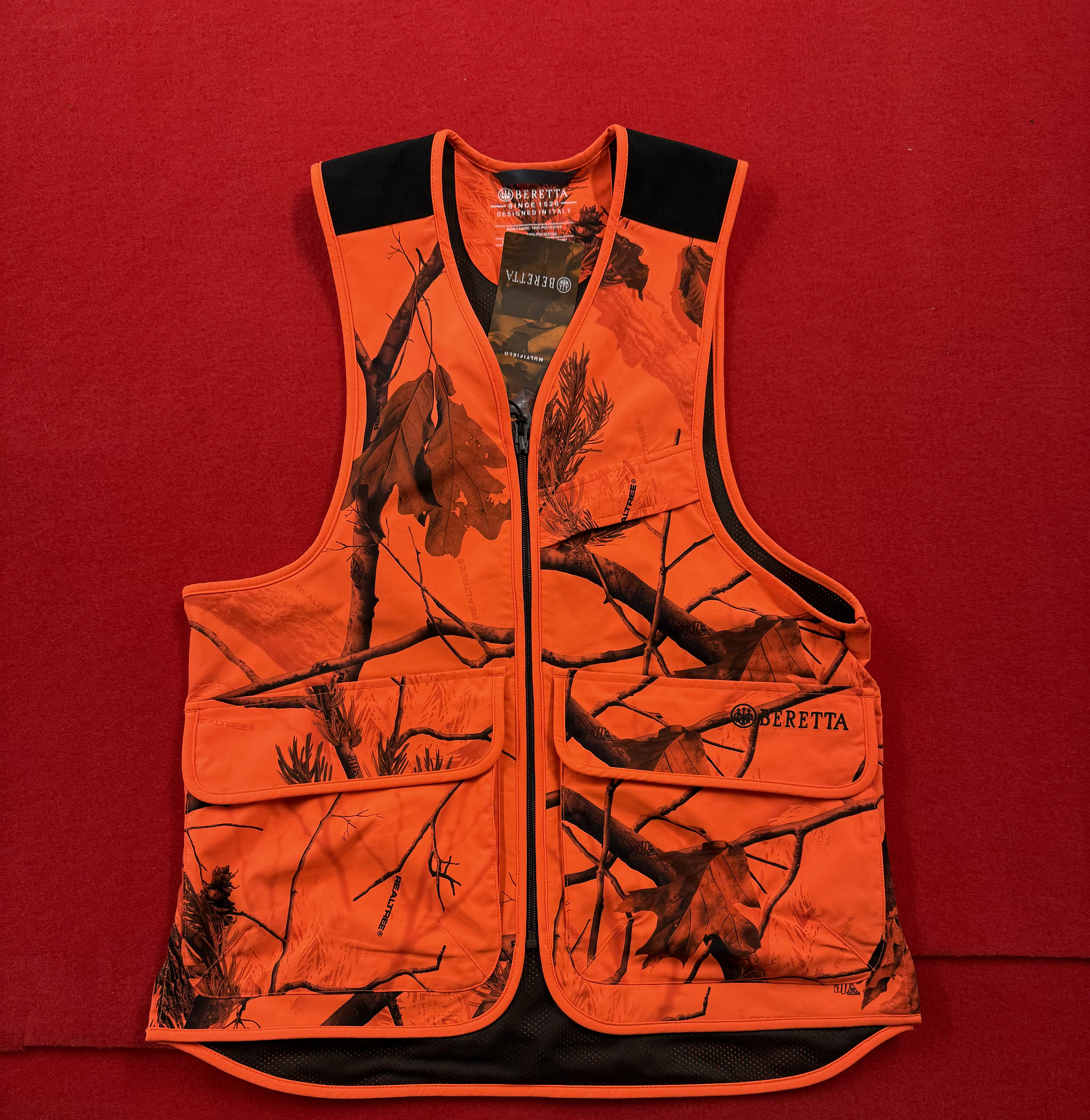 Gilet de Chasse BERETTA Orange Camo